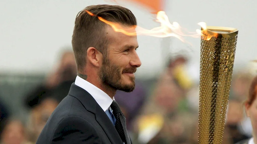 David Beckham haircut