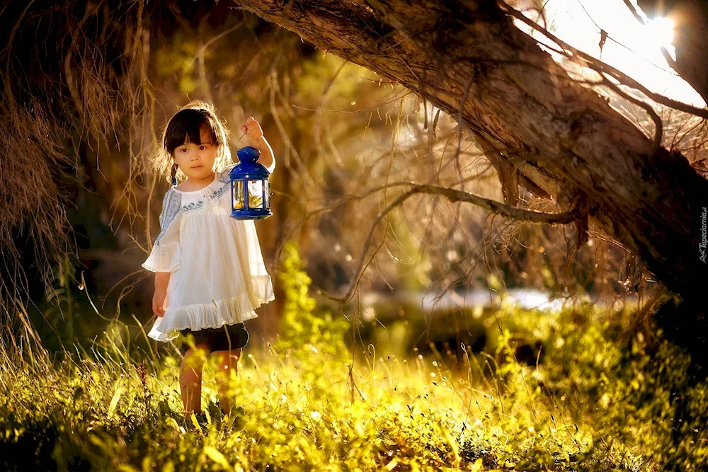 Girl with a Flashlight