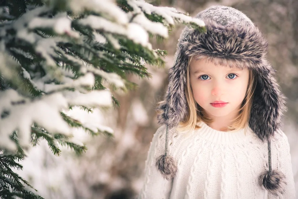 Girl in winter