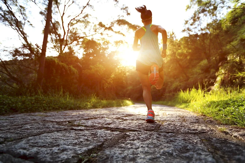 Girl running