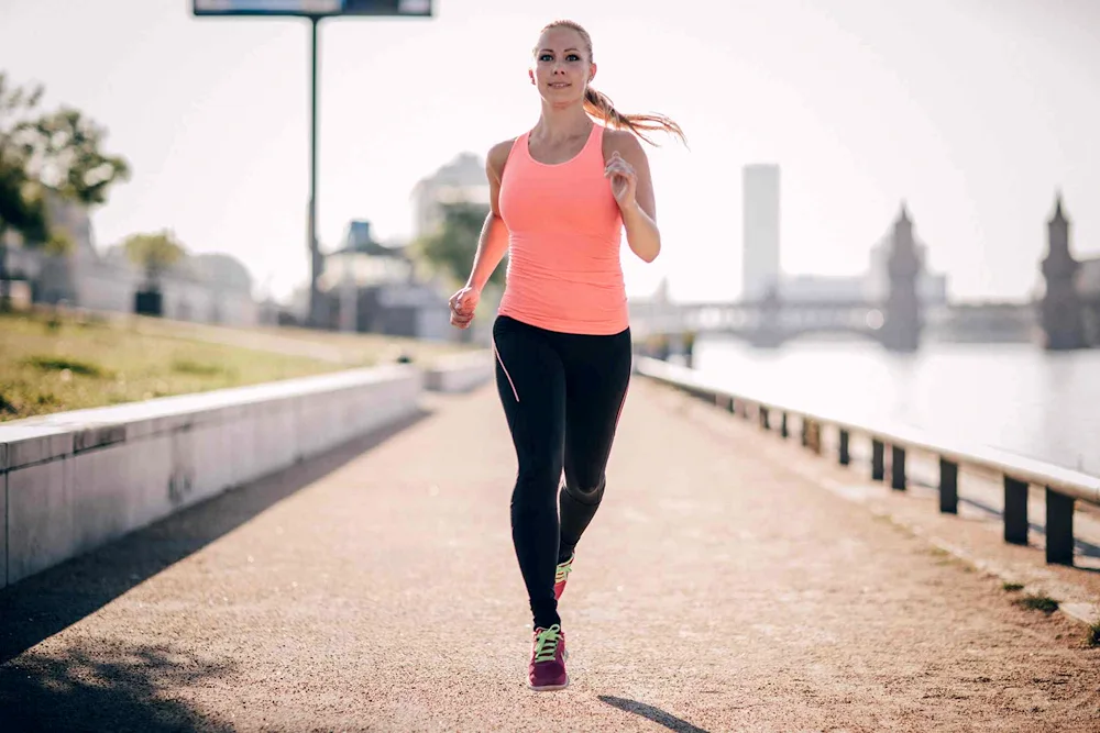 Girl running