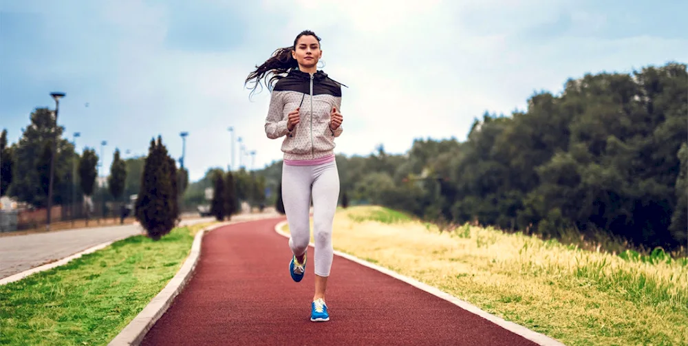 Girl running