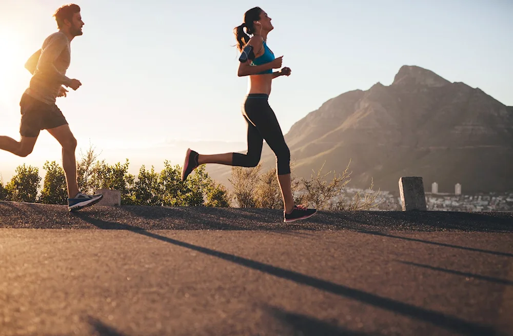 Girl running