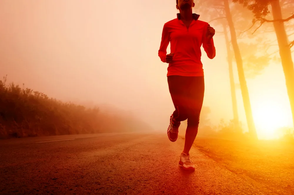 Girl running