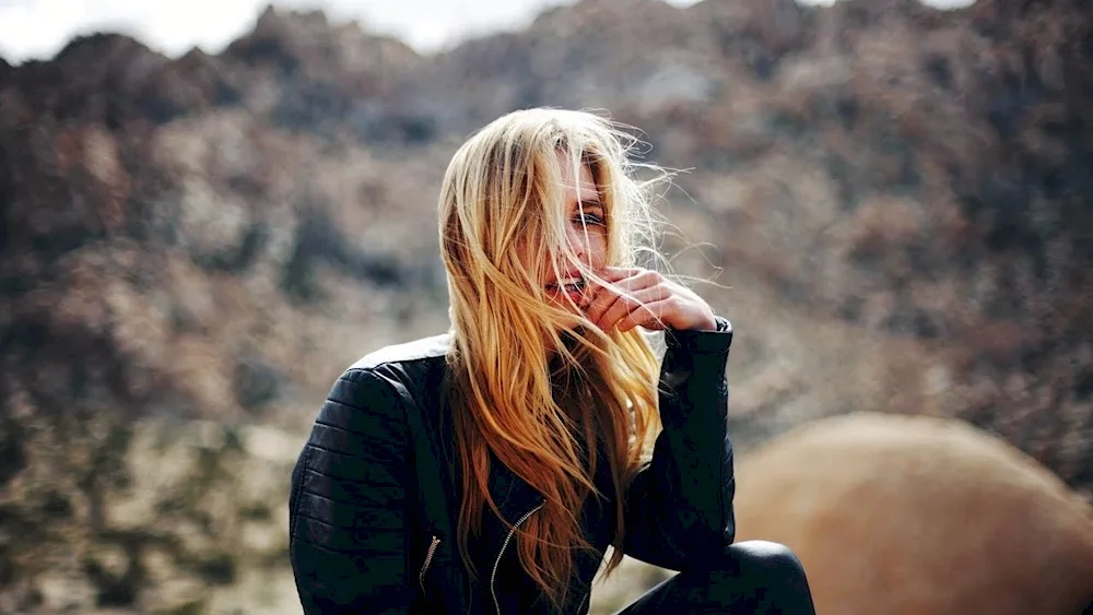 Girl with blonde hair
