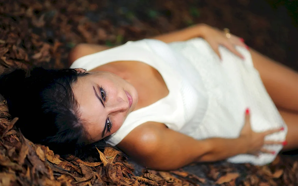 Girl brunette