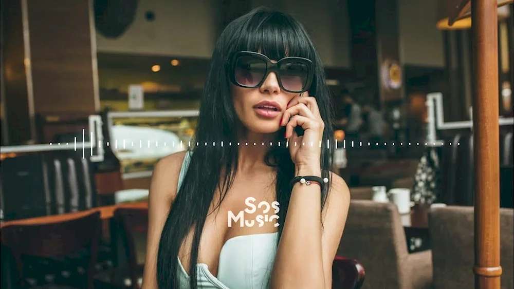 Kardashian with bangs