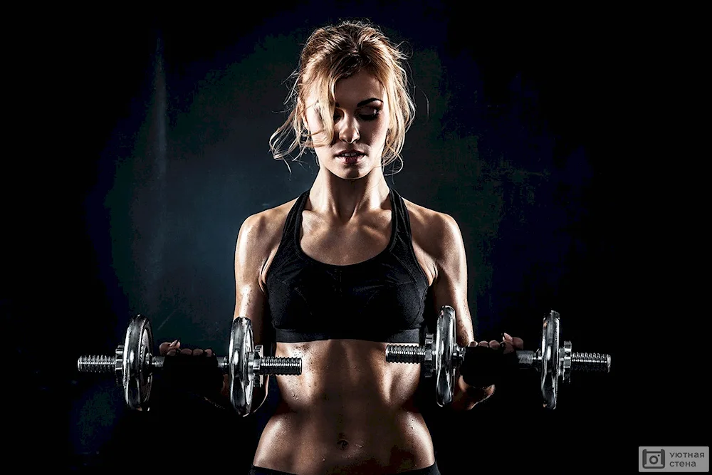 Girl and fitness