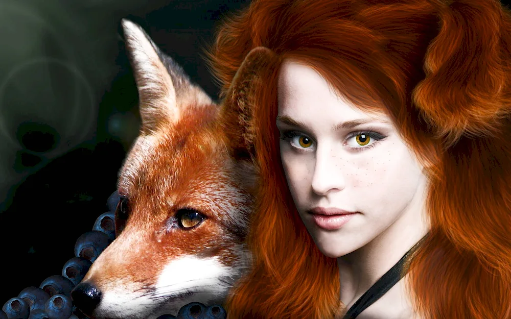 Girlfriend and fox