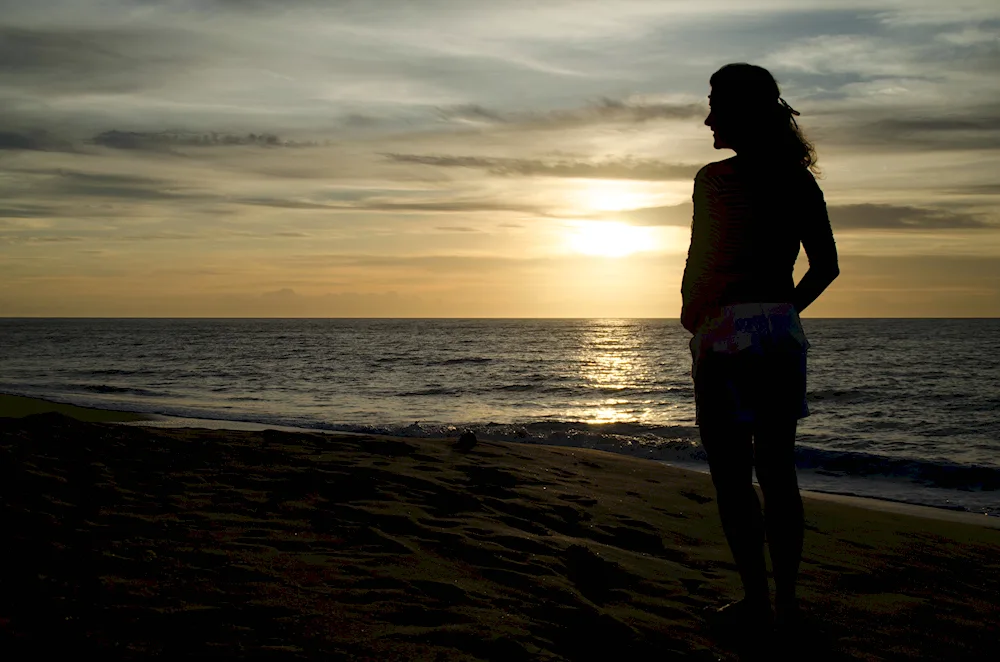 Girl by the sea