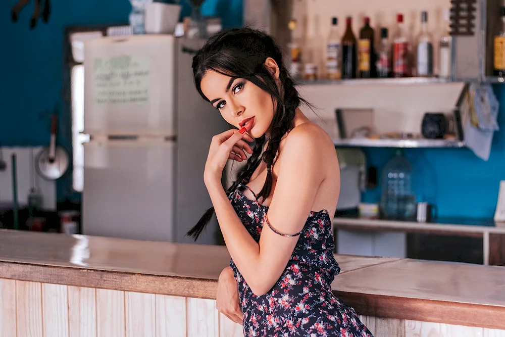 Girl in the kitchen