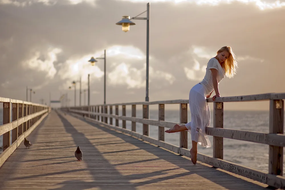 Girl on the Wharf