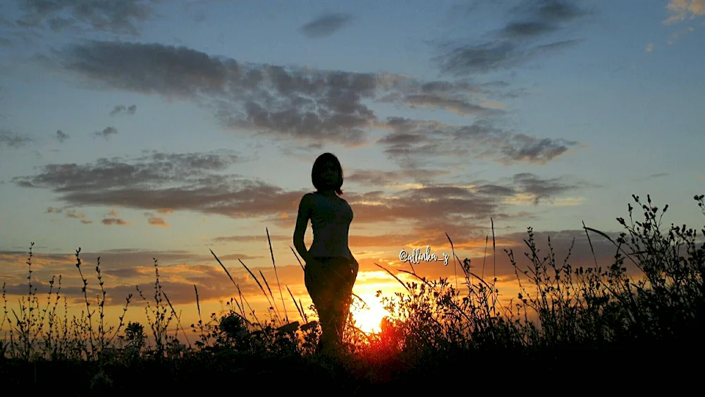 Girl in the field