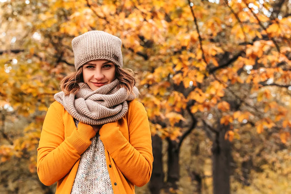 Autumn photo shoot in the park