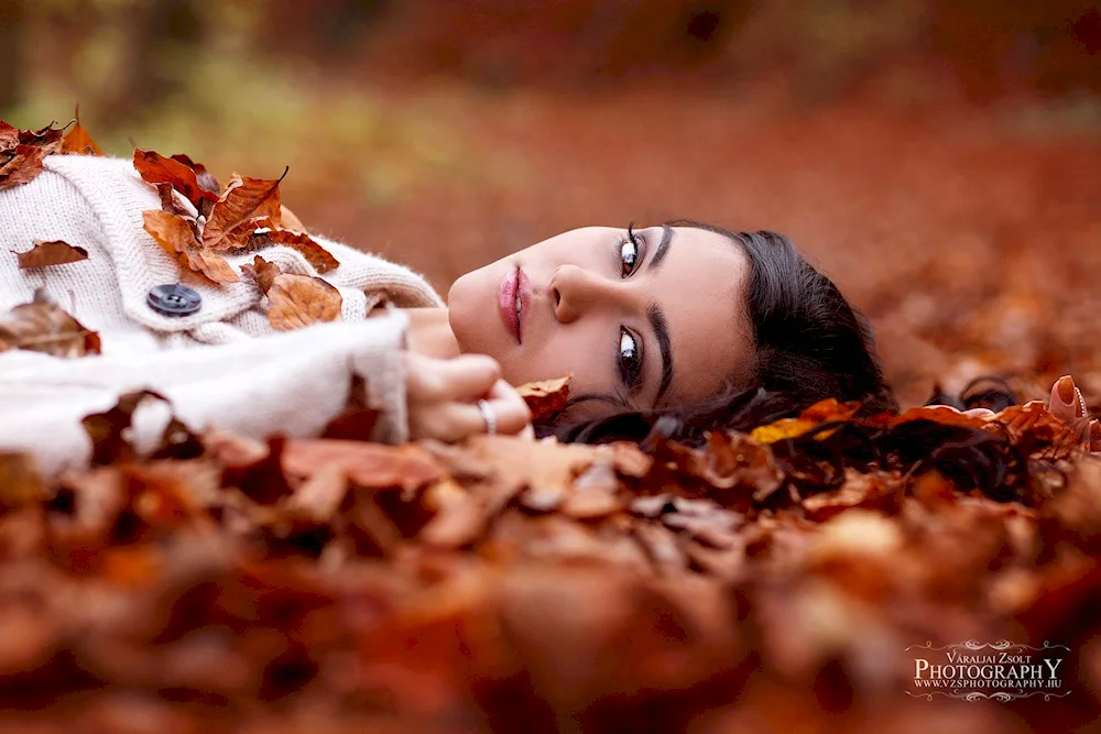 Autumn woman