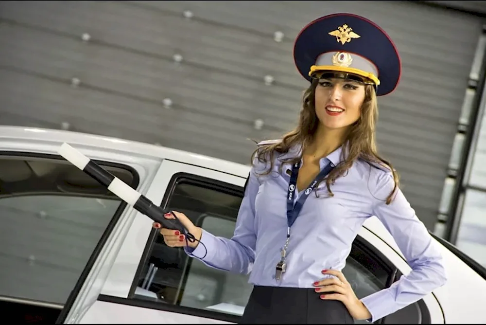 Girl policeman