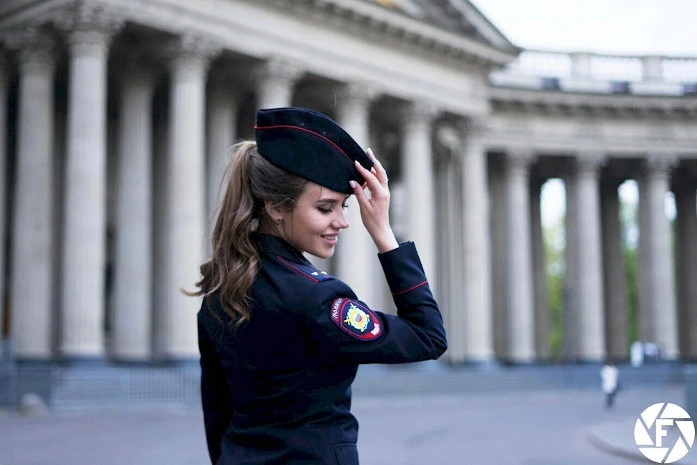 Girl policeman