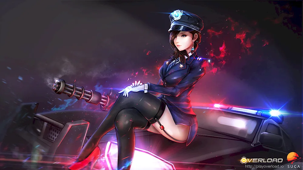 Girl with a gun