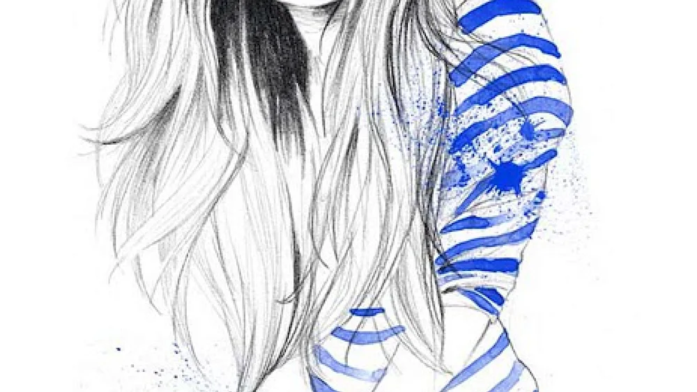 Anime pencil drawings