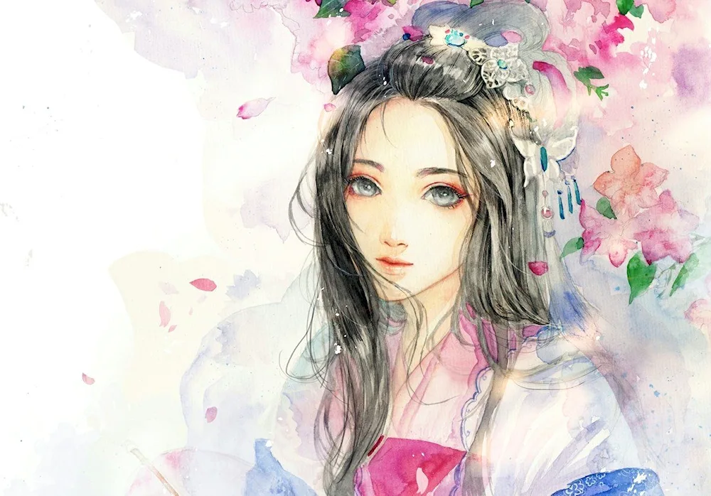 Girl drawing