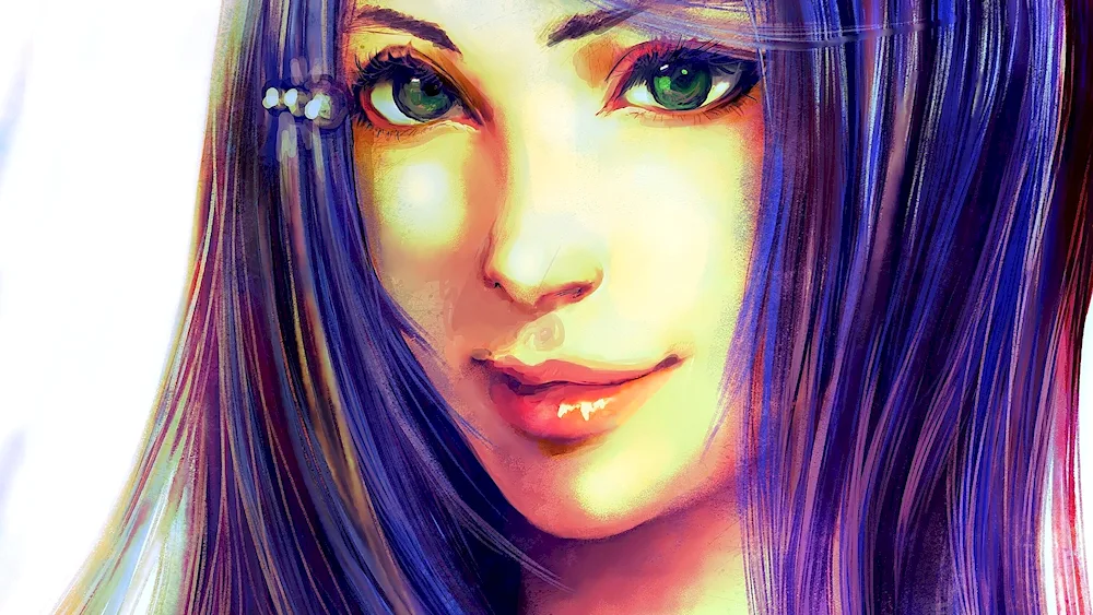 Beautiful drawn girls