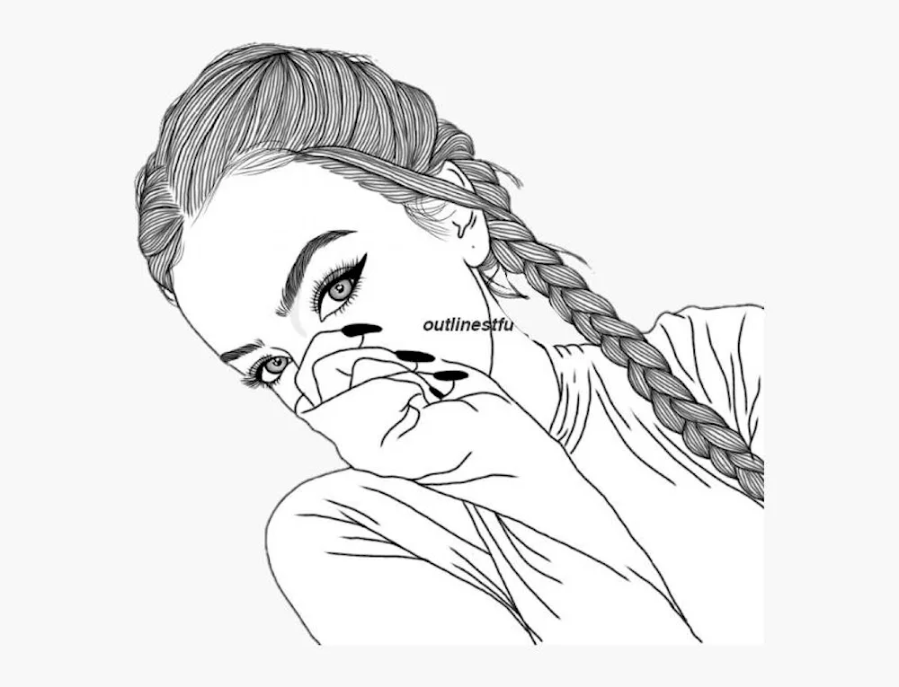 Girl drawing
