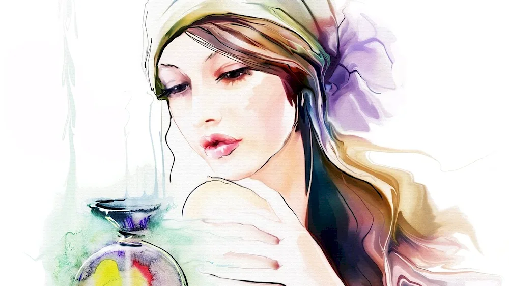 Girl drawing