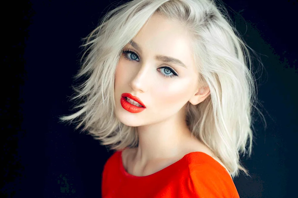 Girl. with white hair