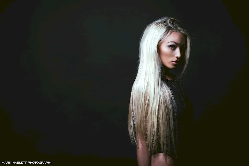 Blonde with long hair