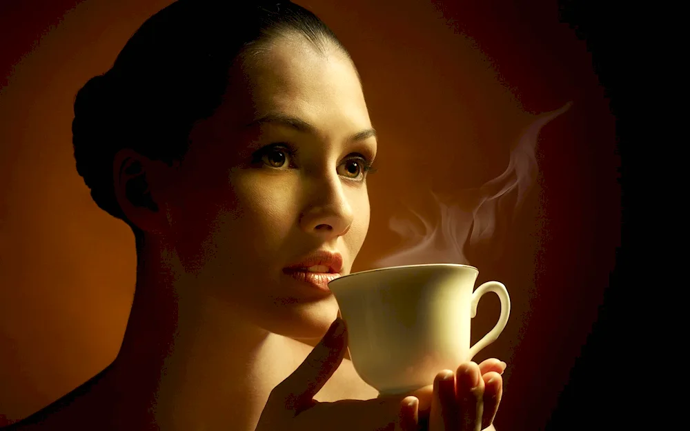 Girl with a cup of tea