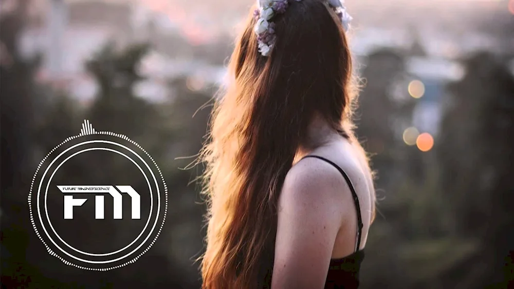 Girl with long brown hair