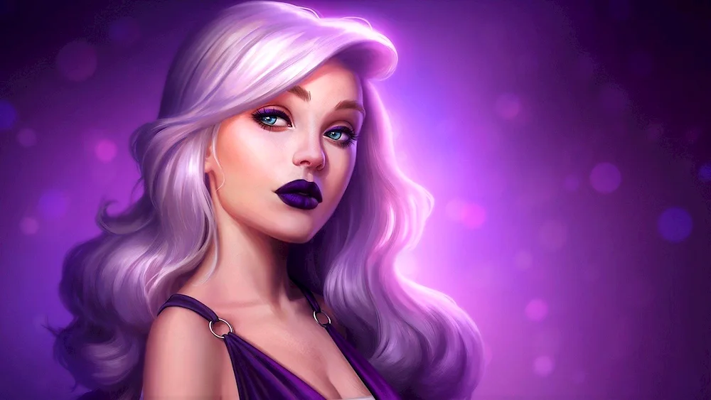 Drawn girls in mini