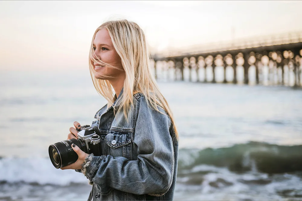 Girl with camera