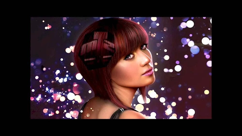 Girl with a bob