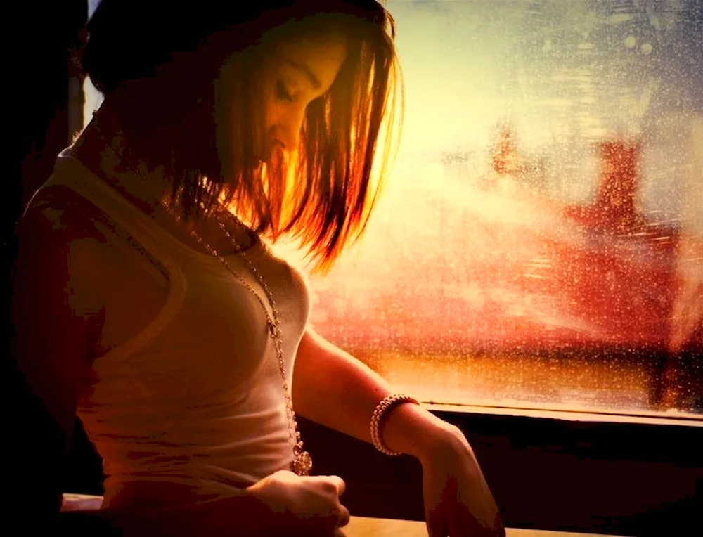 Girl with brown hair