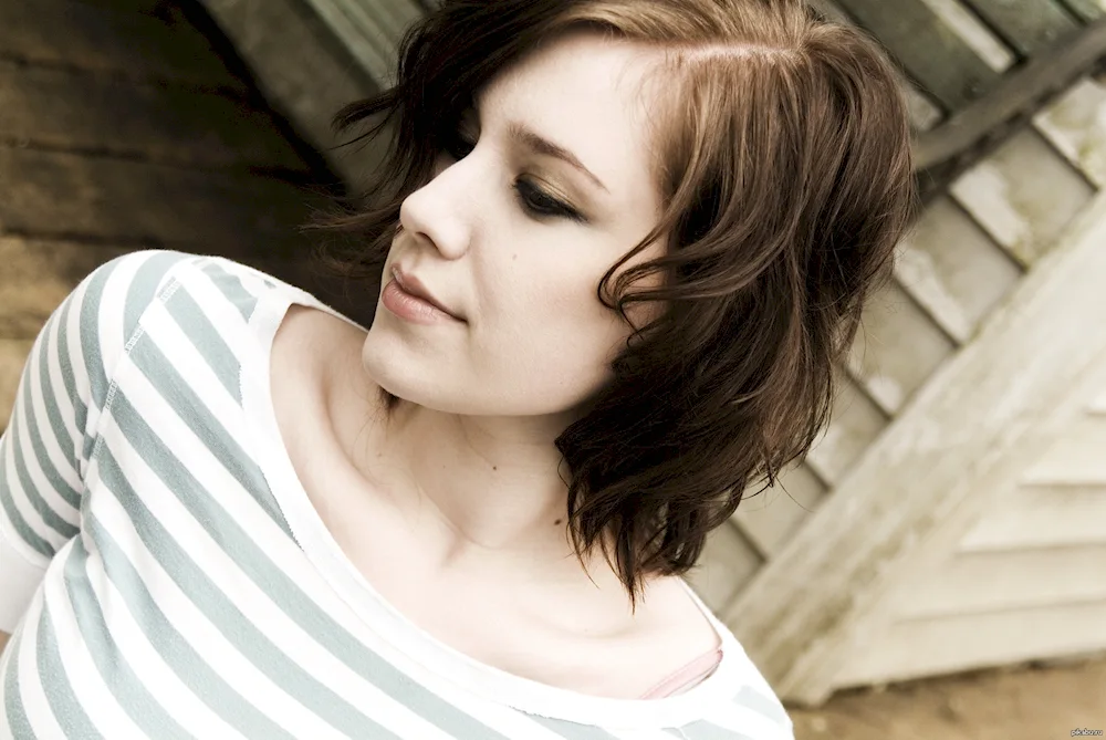 Girl with a bob