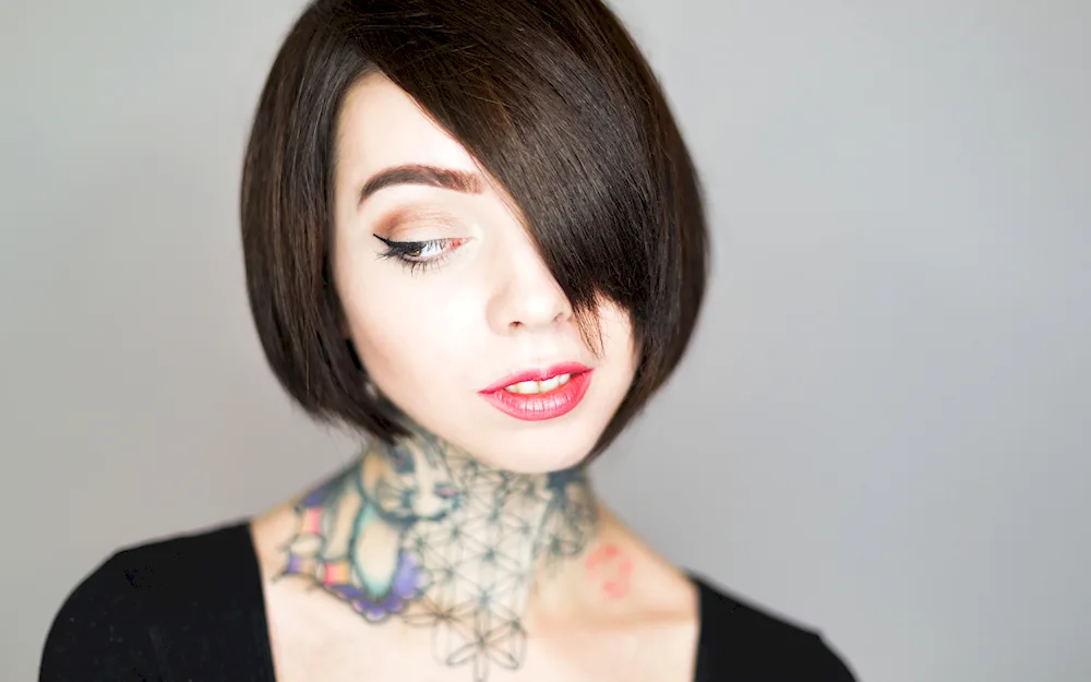 Girl with a bob
