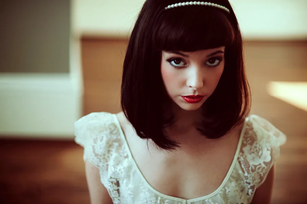 Girl with bob