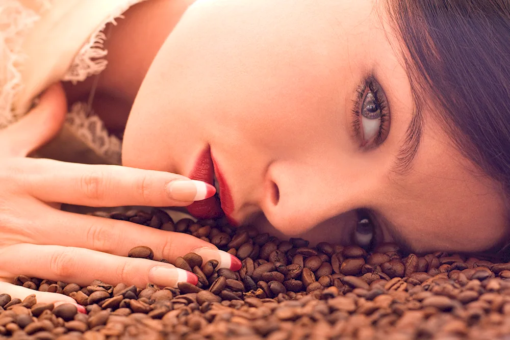 Girl in a coffee shop