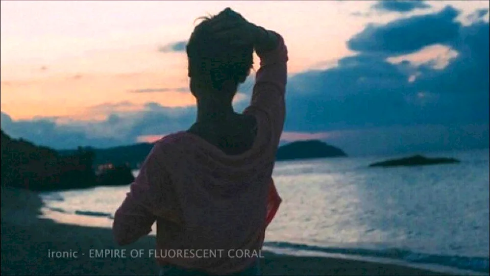 Girl with short hair with back
