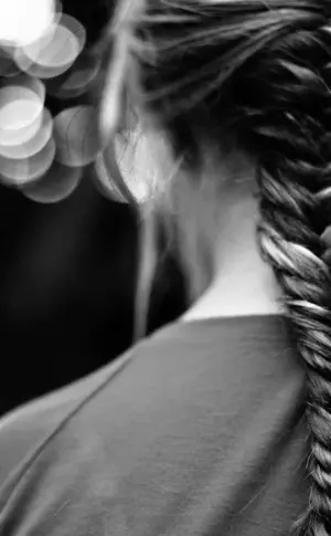 Girl with braids