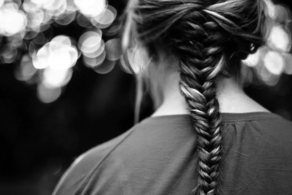Girl with braids