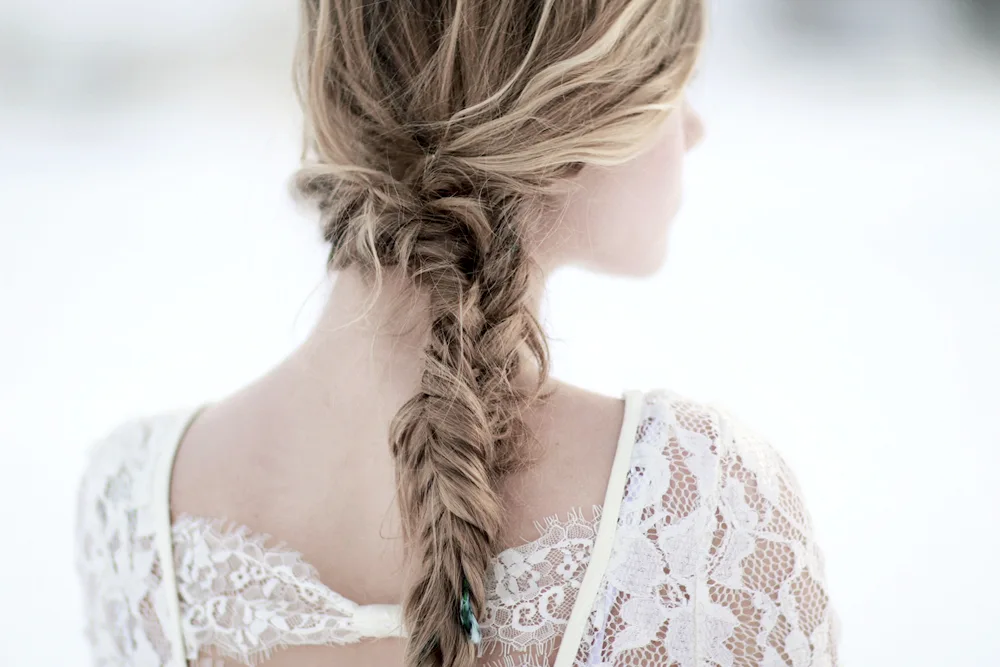 Girl with braids