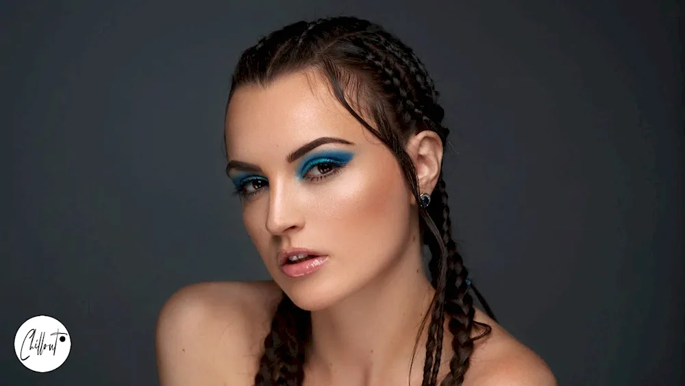 Girl with braids