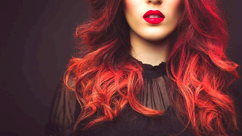 Scarlett Taylor with red hair
