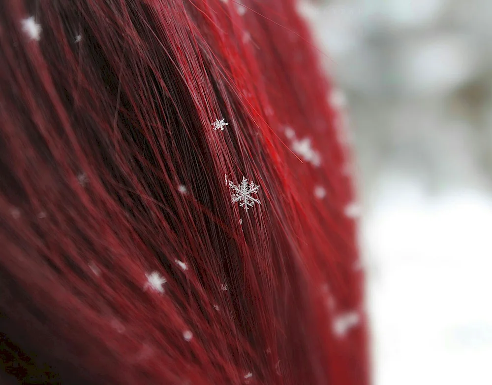 Girl with red hair