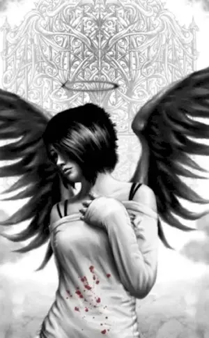 Girl with wings picture