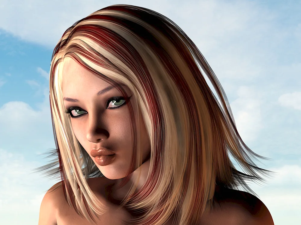 Girl with melting