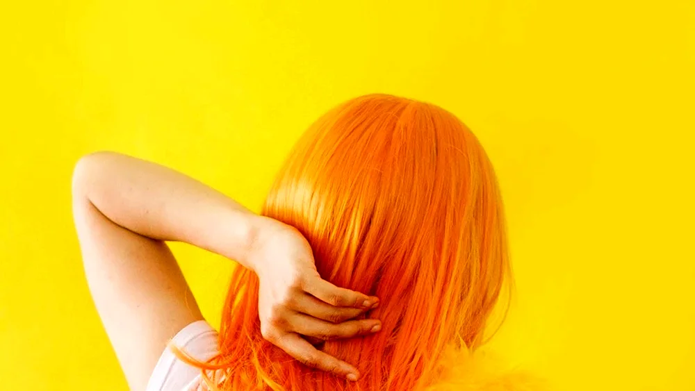 Girl with orange hair