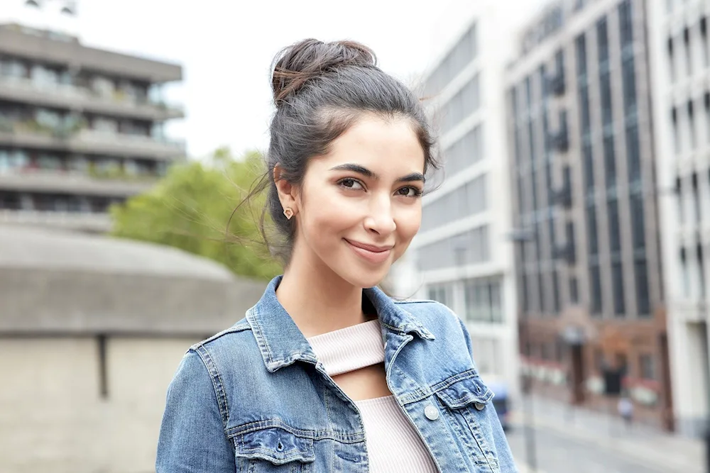 Two side bun hairstyle